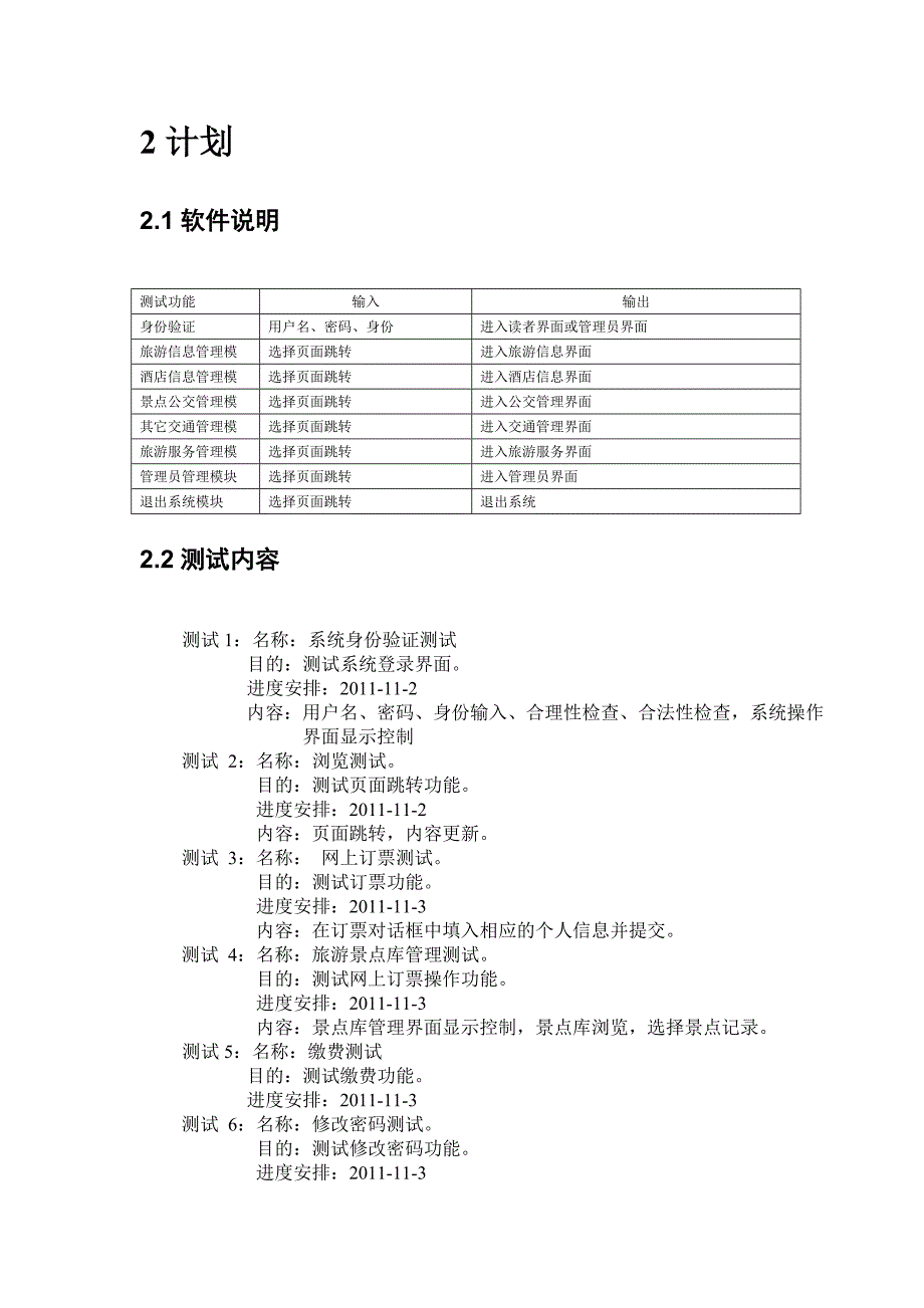 旅游管理系统测试报告_第4页