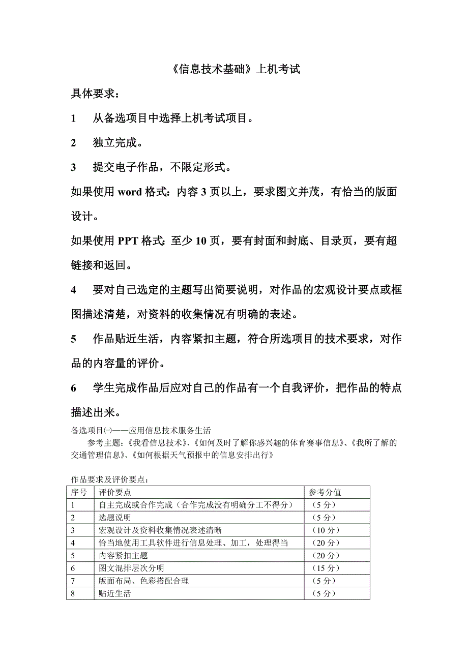 信息技术基础上机考试_第1页