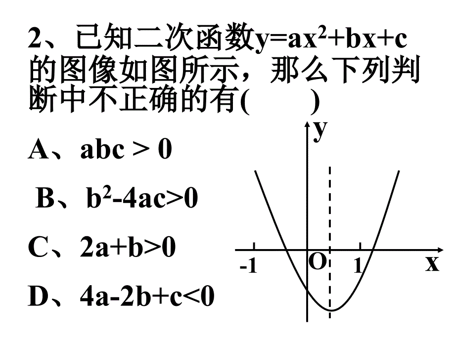 中考数学复习二次函数的图像与性质1[人教版]_第3页