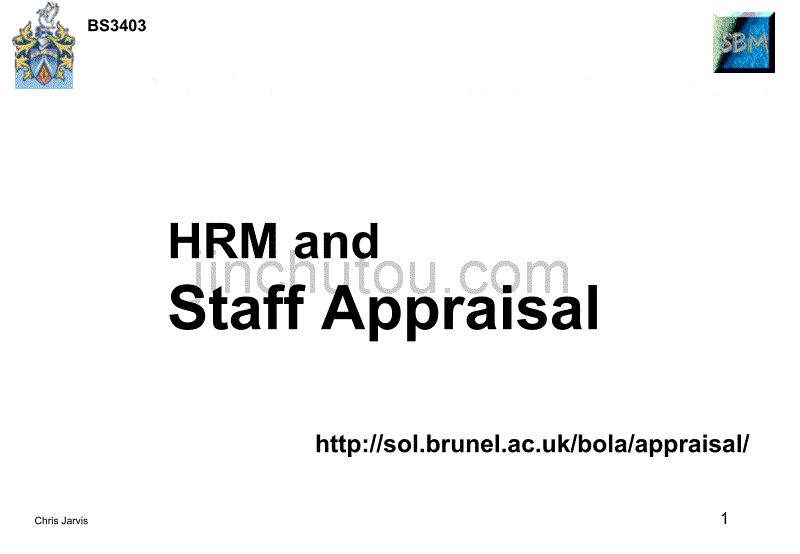 最佳人力资源教案- Staff Appraisal_第1页