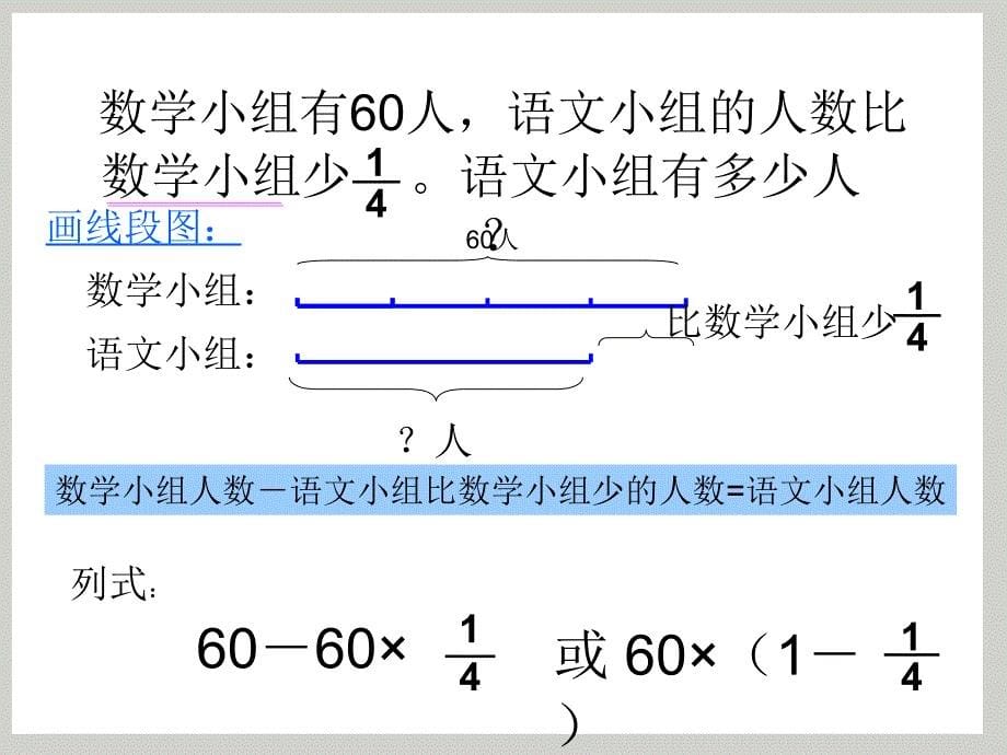 (人教版)六年级数学(上册)分数乘除法应用题对比练习课件_第5页