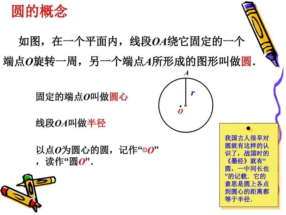 九年级上优秀课件圆第一课时(zhang)_第5页