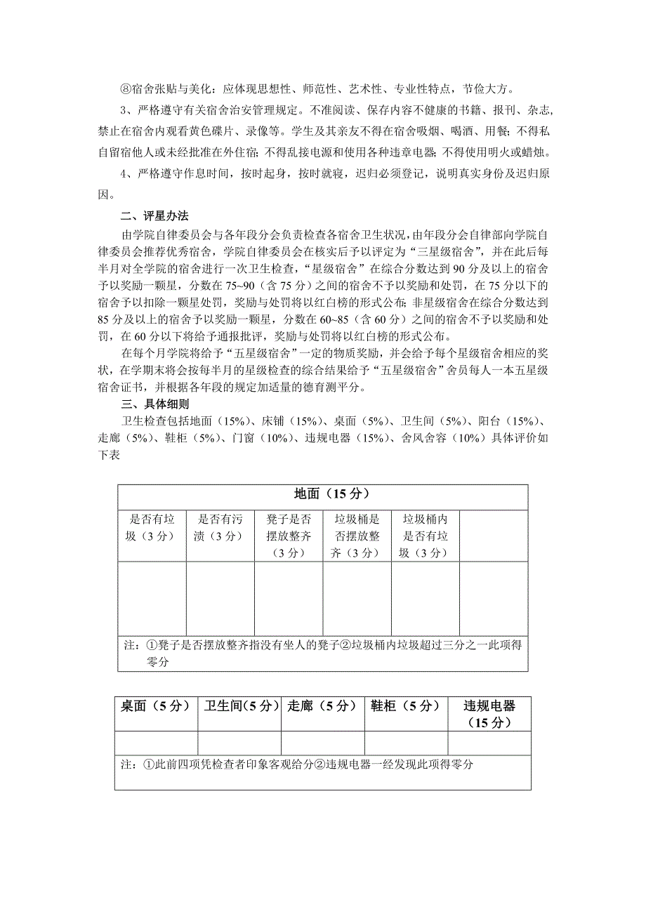 电气工程与自动化学院星级宿舍评比细则_第2页