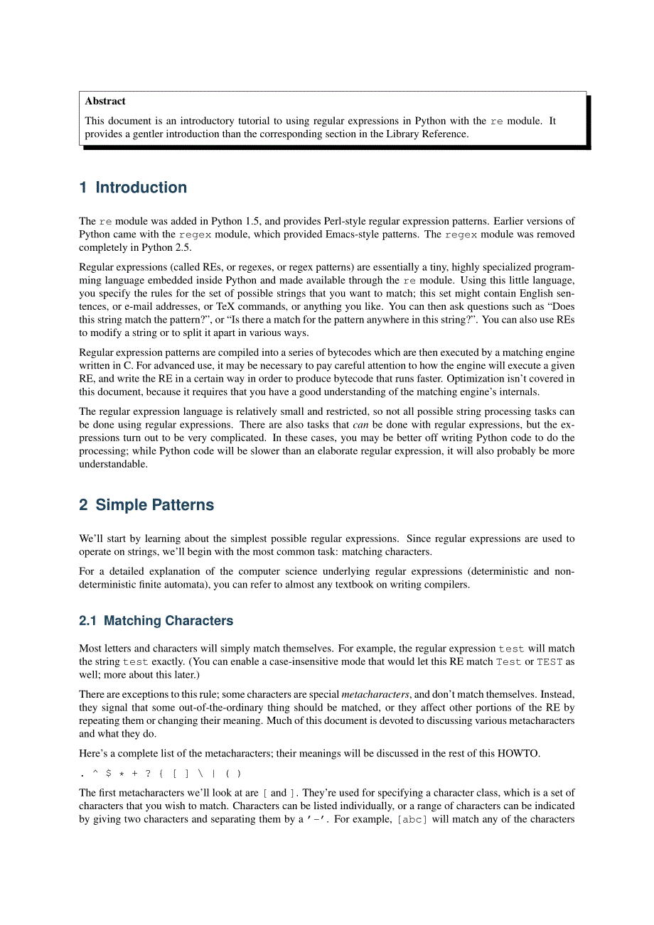 教程 Python howto-regex_第2页