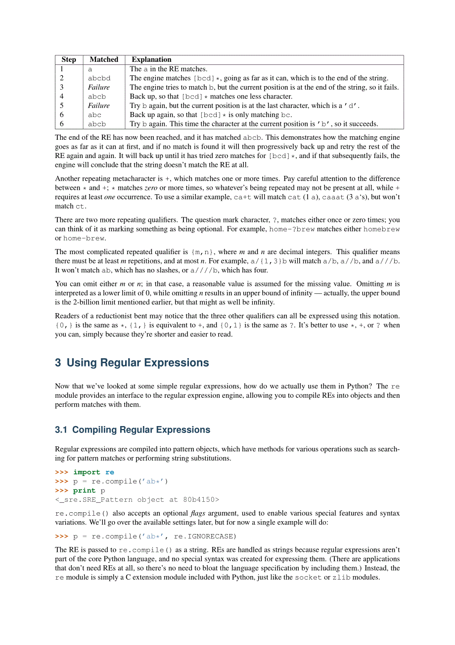 教程 Python howto-regex_第4页