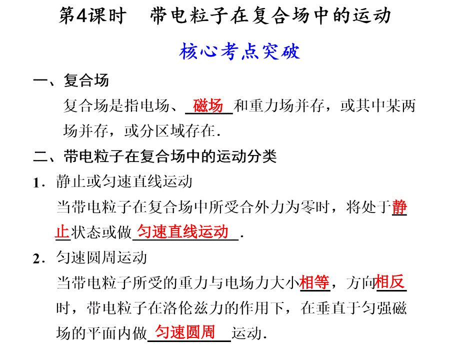 2012届步步高大一轮复习讲义物理第十一章 第4课时_第1页