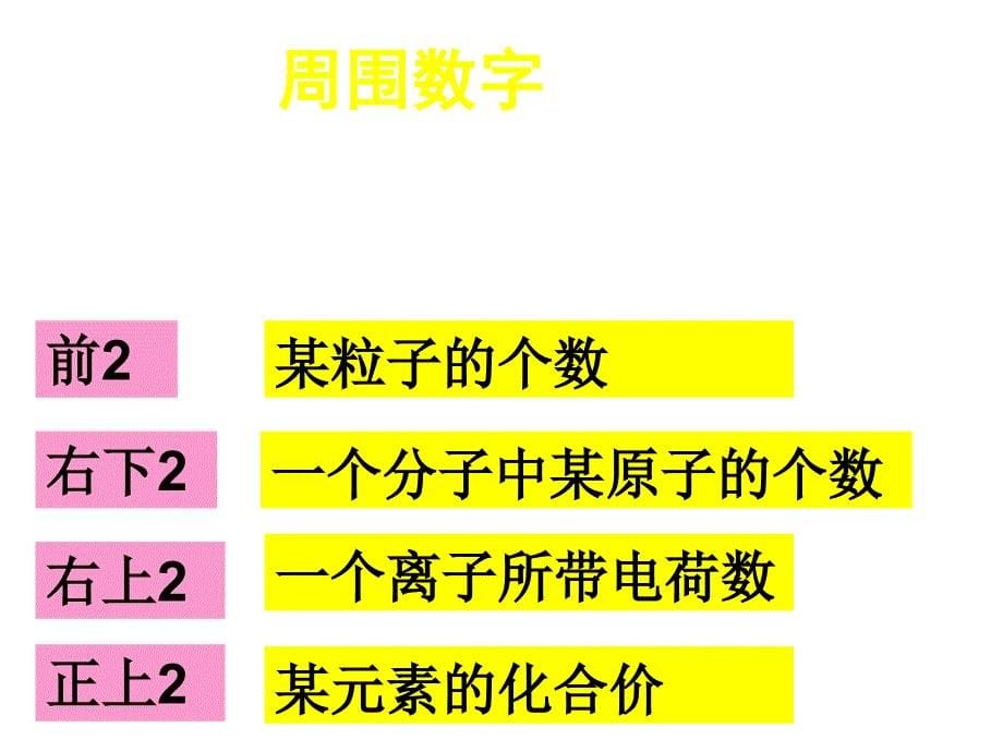 九年级化学化学用语复习2_第5页