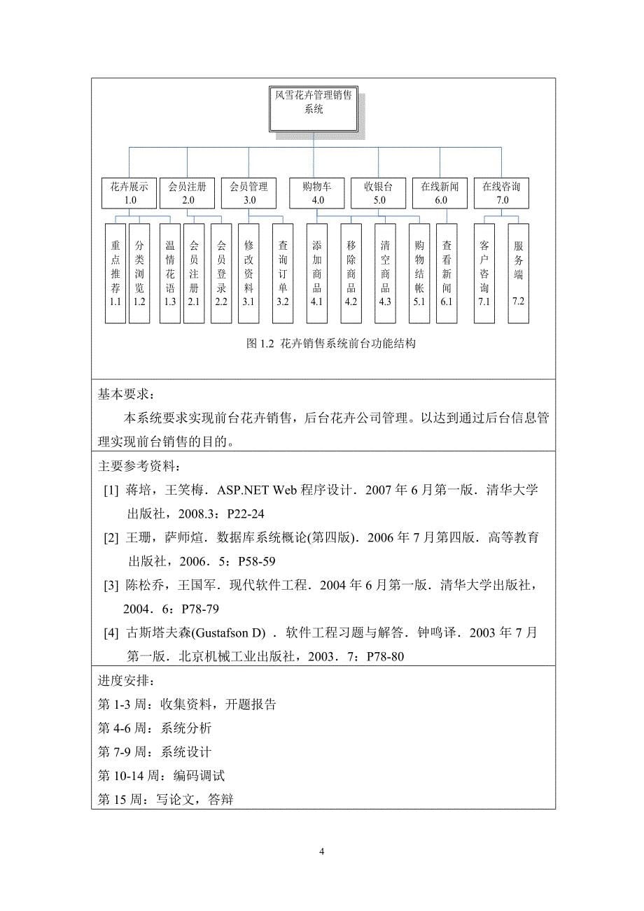 毕业设计---基于ASP.NET网上风雪花卉销售管理系统的设计与实现_第5页