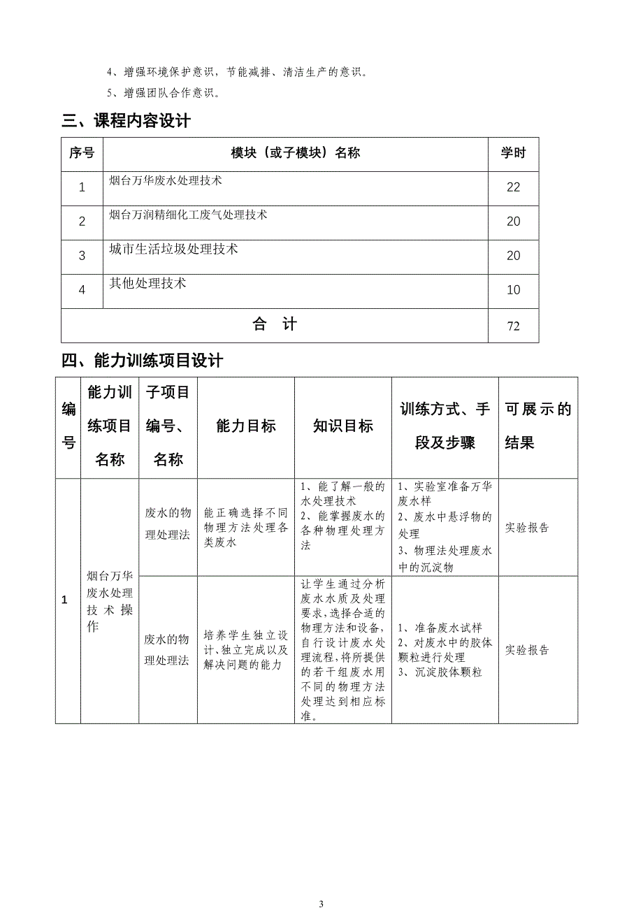 《化工环境保护》课程整体设_第3页