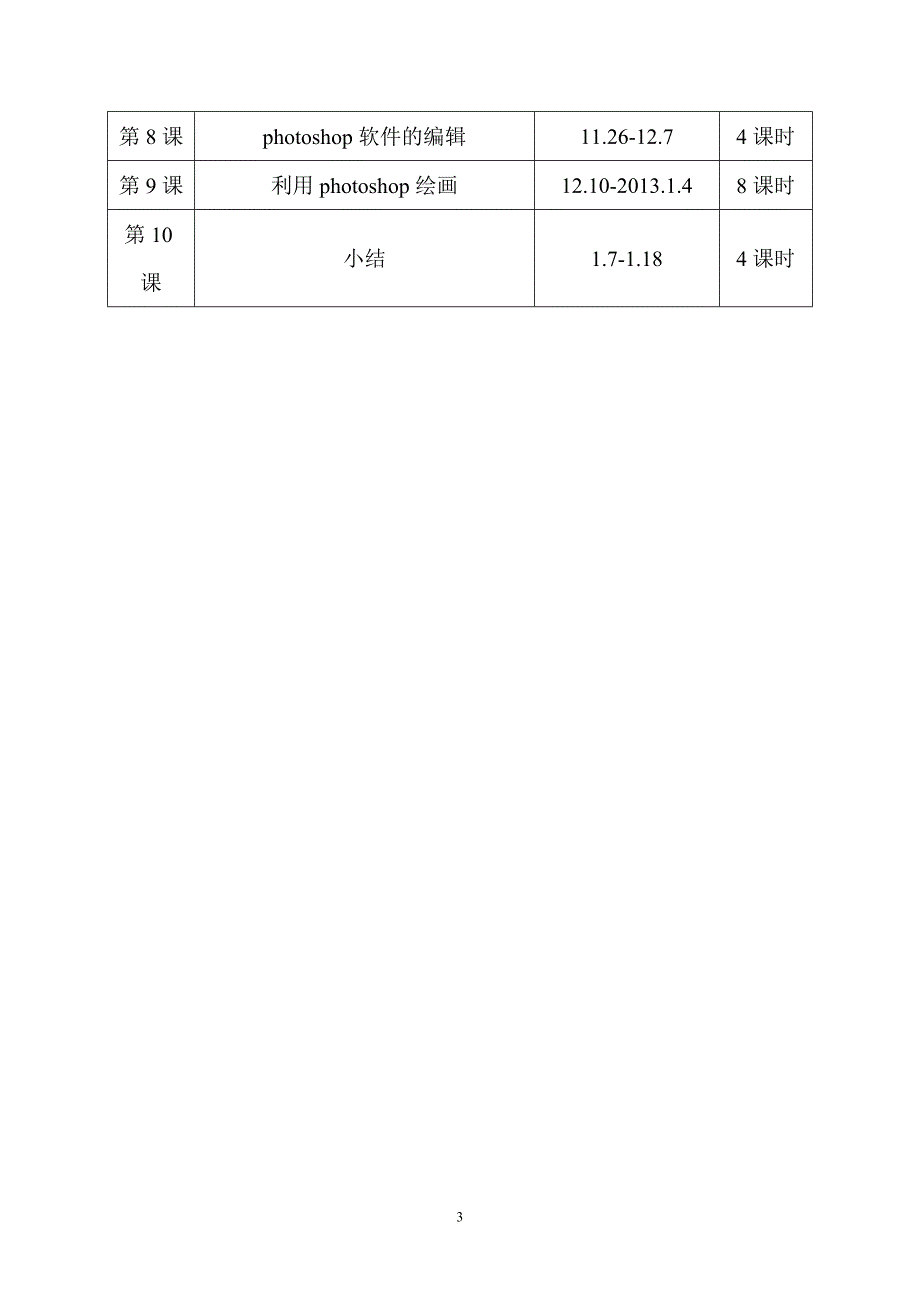 2012年秋学期小学电脑绘画教学计划_第3页