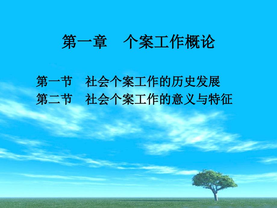 个案工作概论_第1页