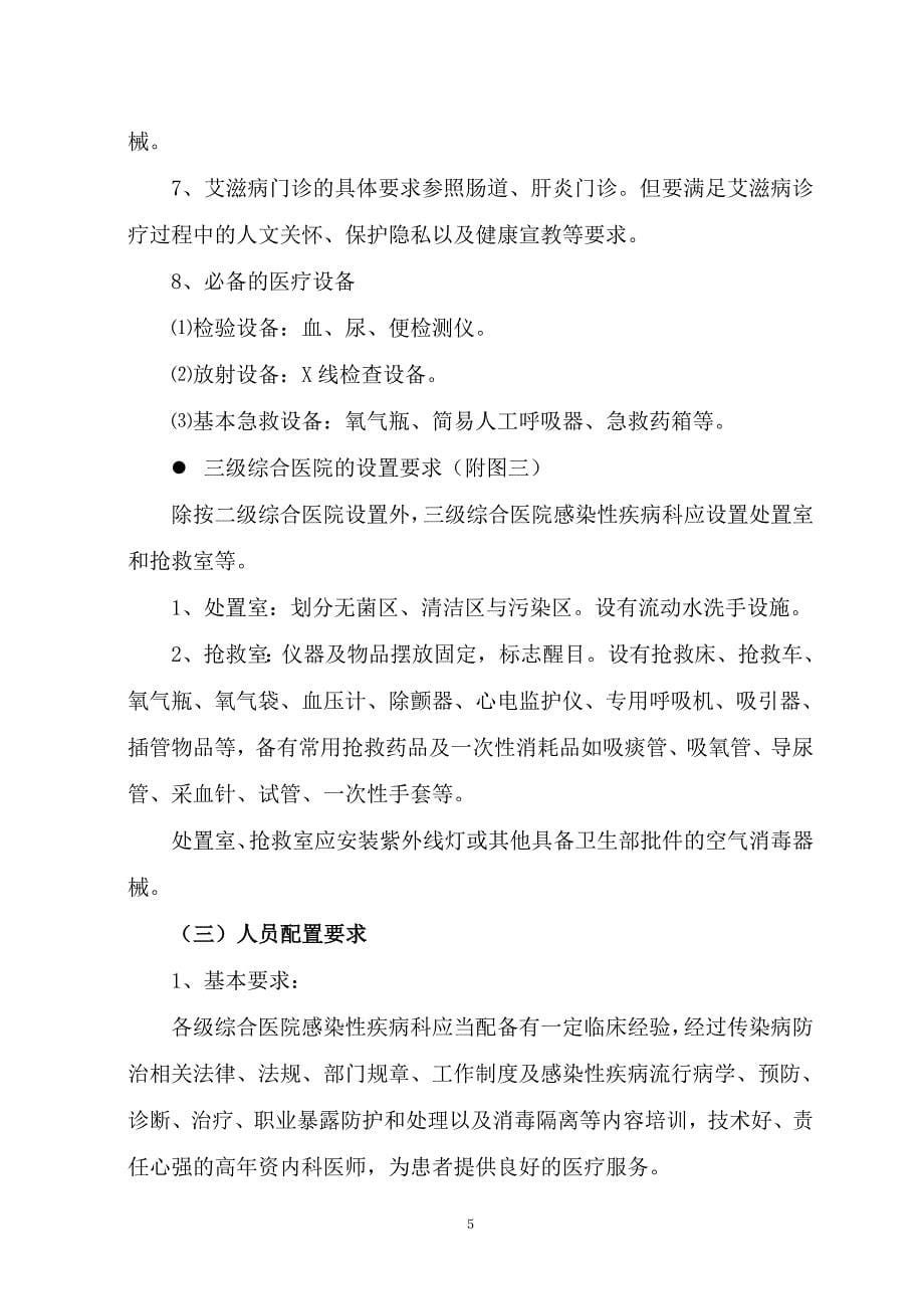 广西壮族自治区综合医院感染性疾病科工作规范_第5页