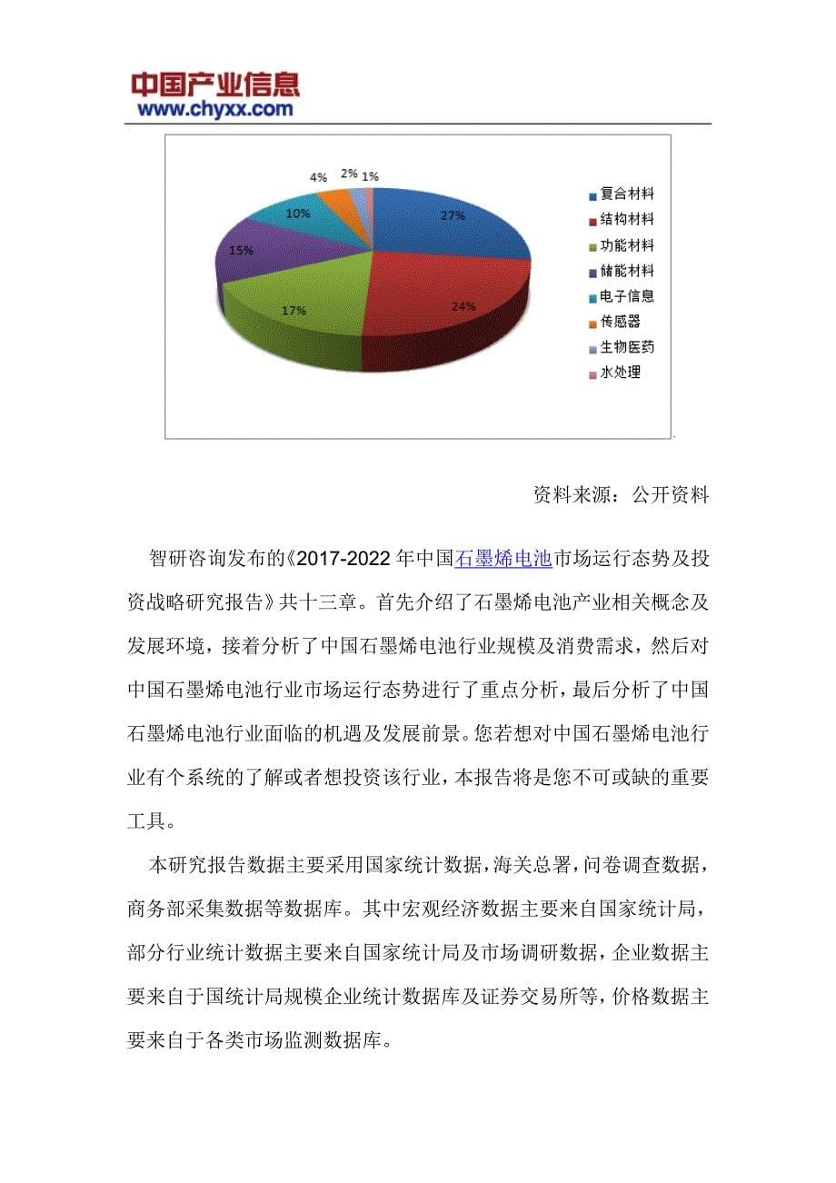 2017-2022年中国石墨烯电池市场运行态势研究报告(目录)_第5页