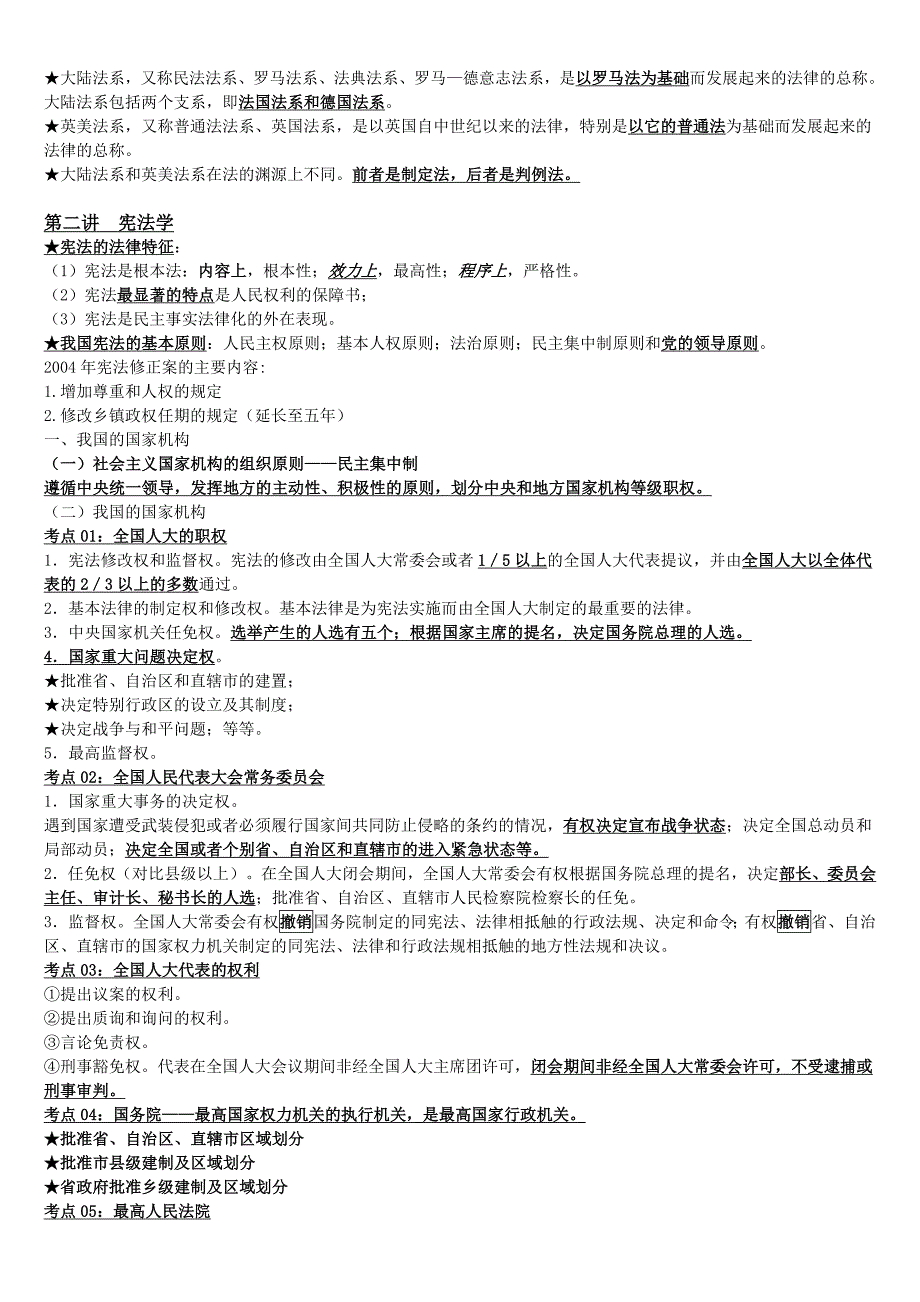 一万名考试法律知识精华_第2页