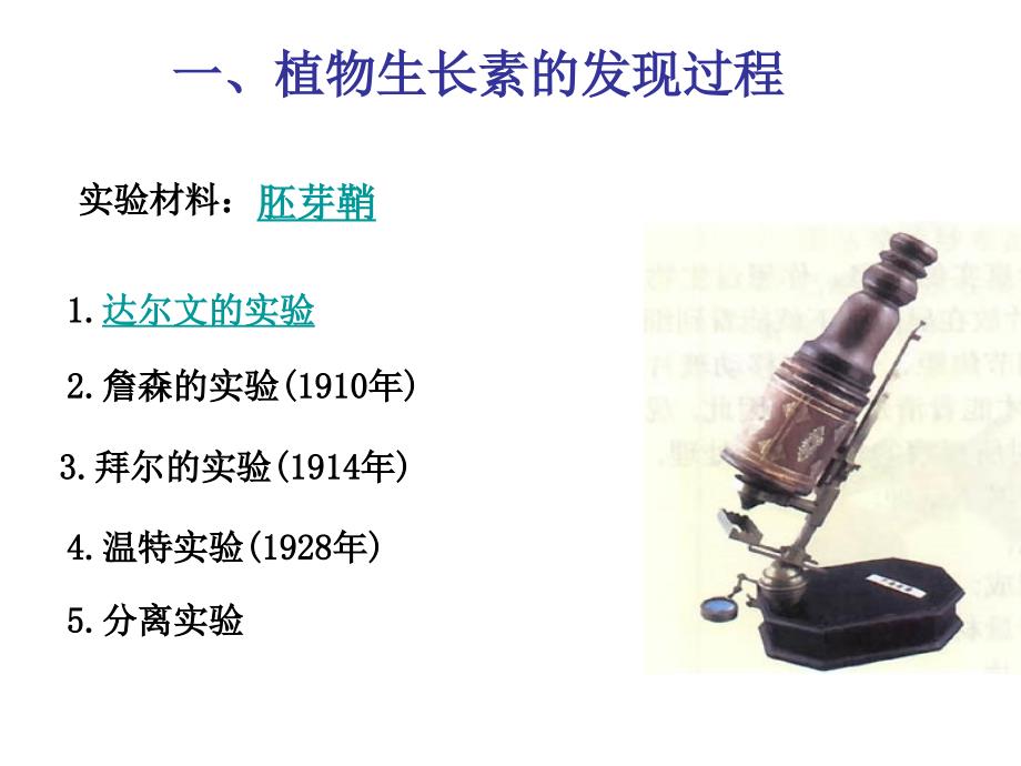 人教版教学课件江苏省南通市小海中学高二生物《植物生长素的发现》课件_第4页