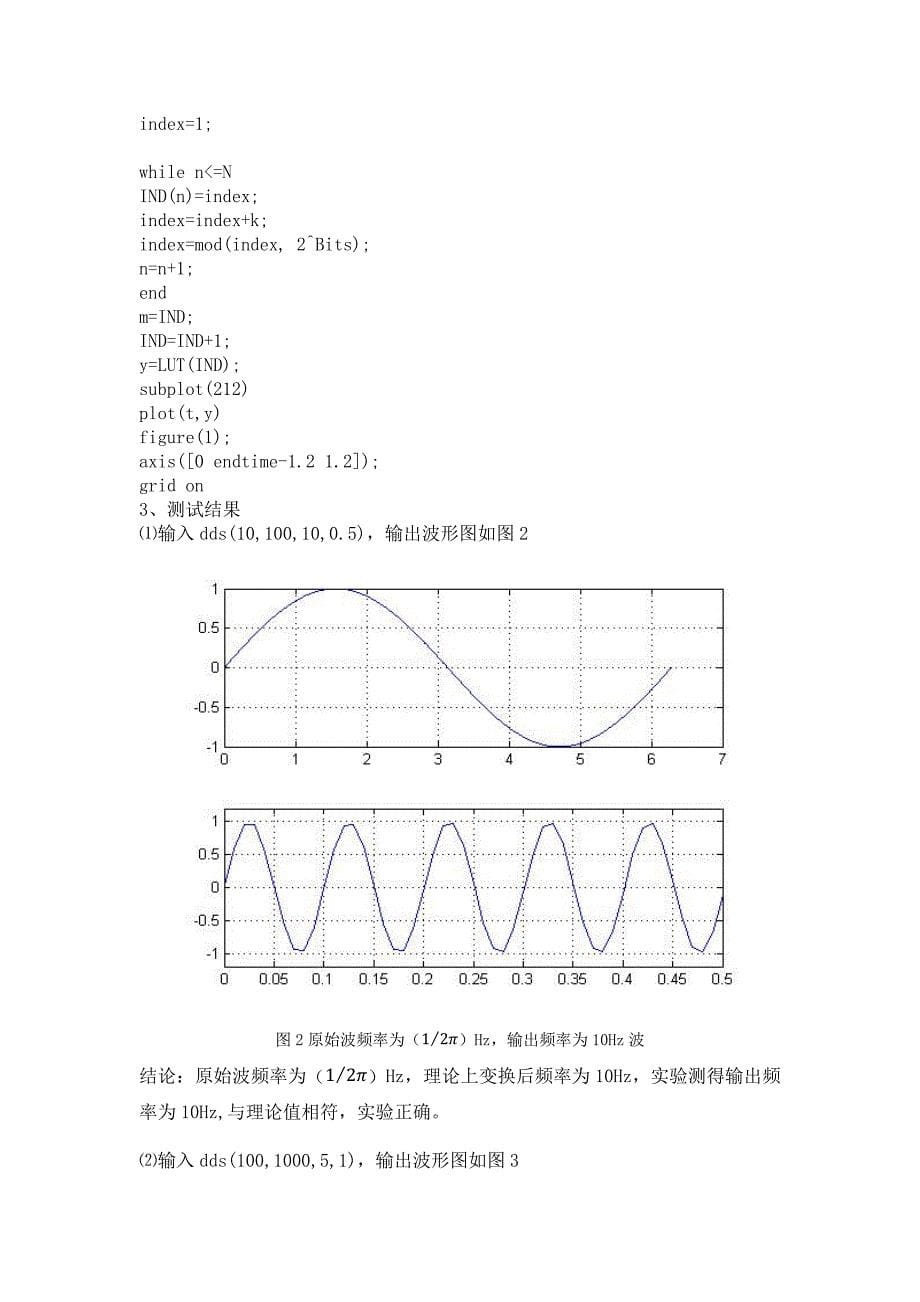 dds原理及仿真数字信号处理课程设计_第5页