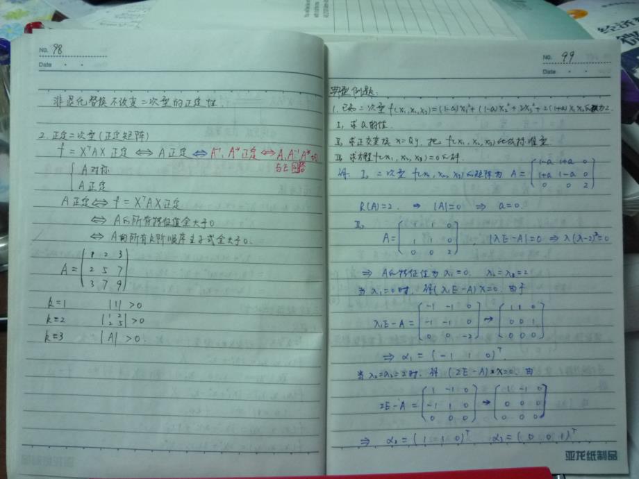 【2015年考研数学】满分师姐的手抄笔记之线性代数_部分4(1)_第2页