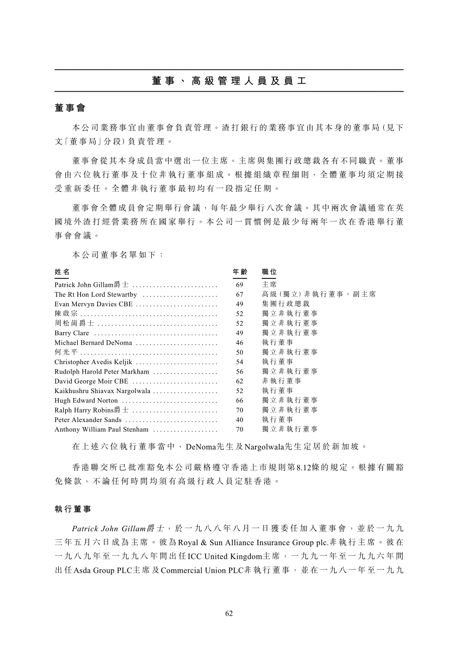 董事,高级管理人员及员工_第1页