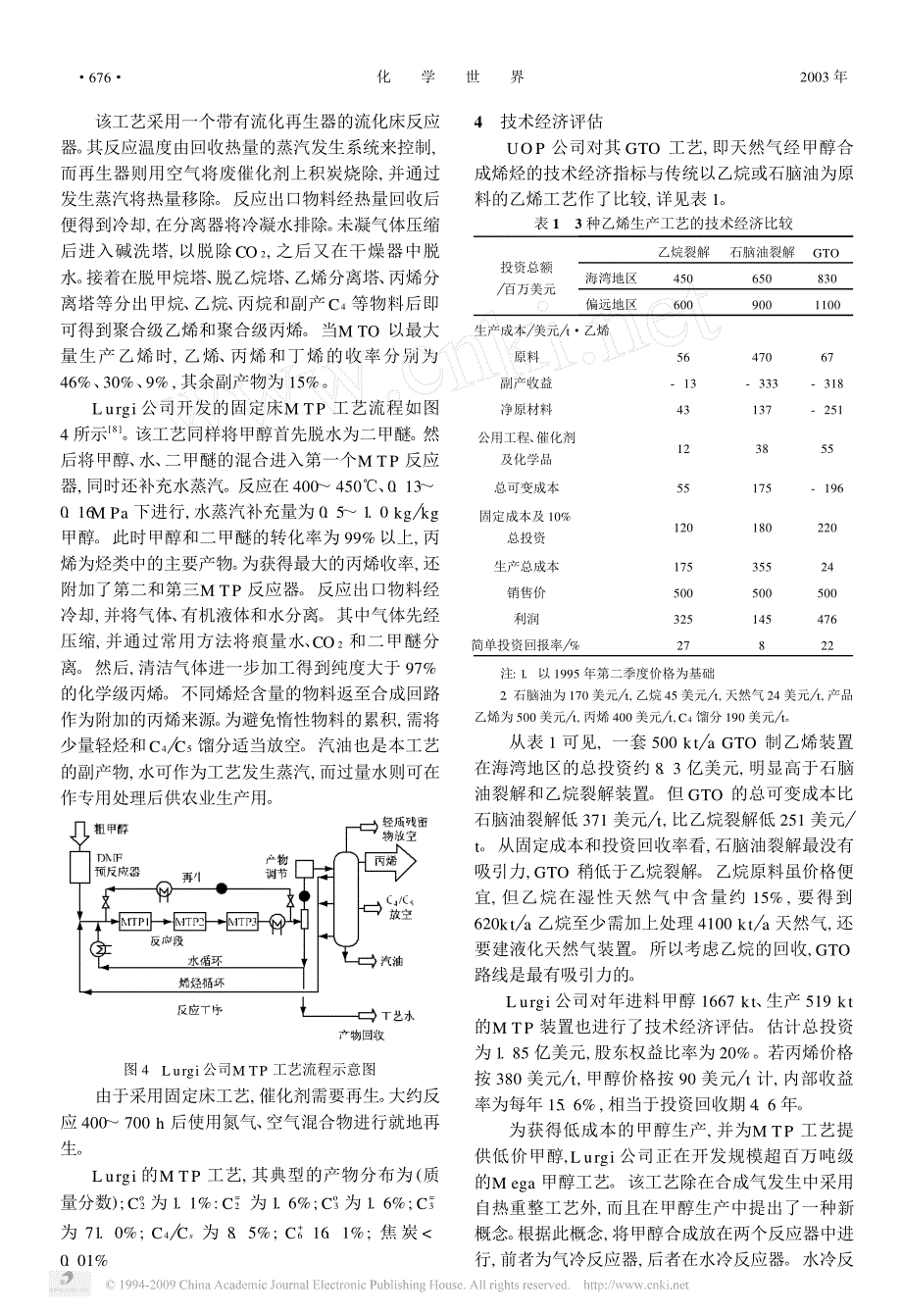 甲醇制烯烃_mto_和mtp工艺_第3页