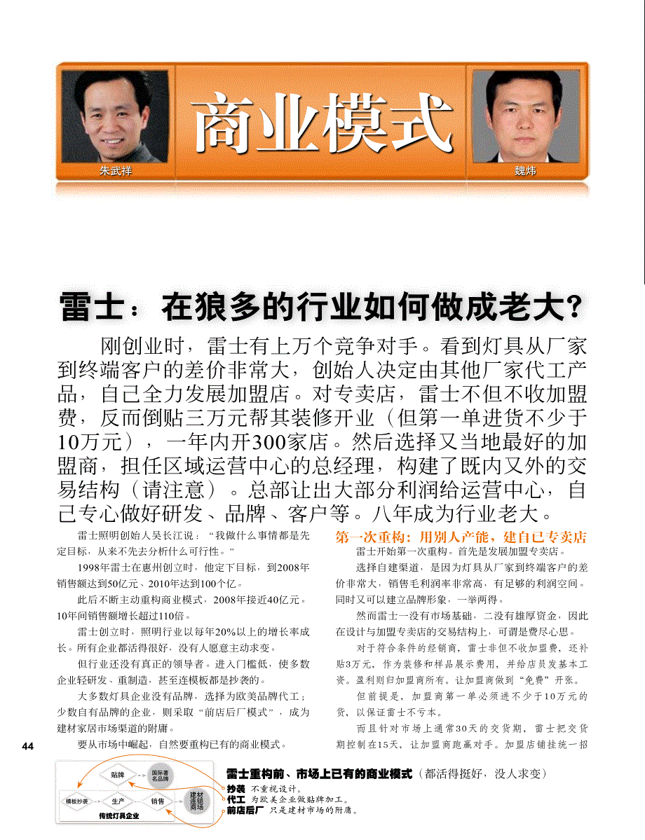 雷士照明商业模式_第1页