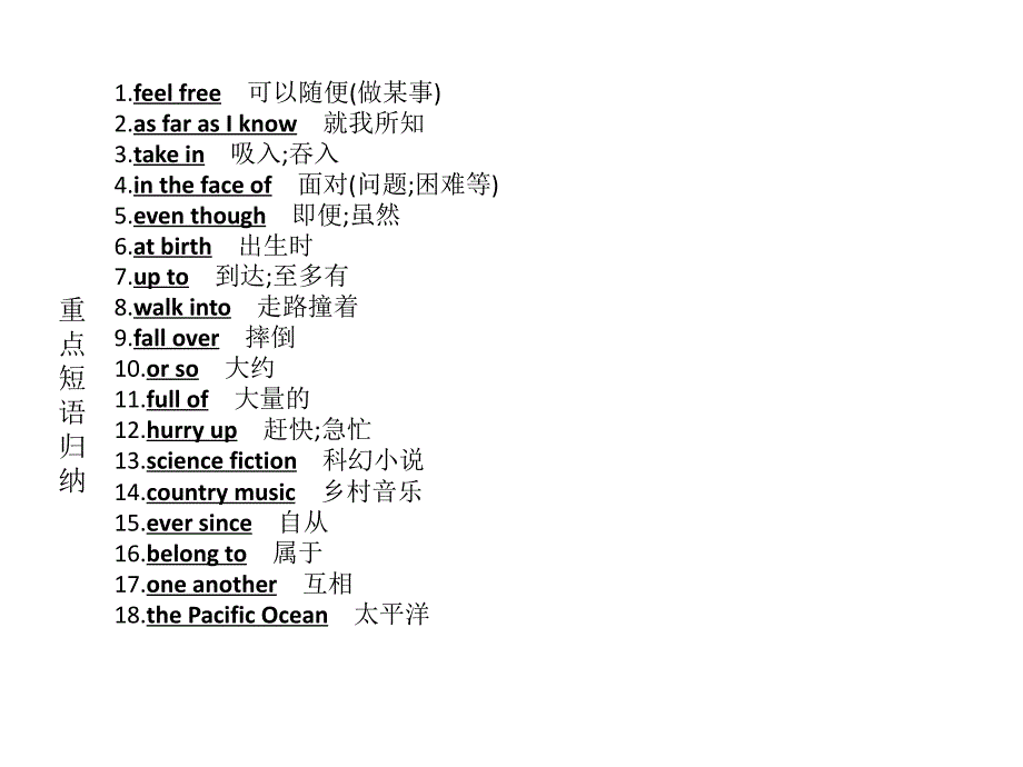 人教版 中考 英语复习 教材考点：考点精讲十四　八年级（下）Units 7~8_第2页