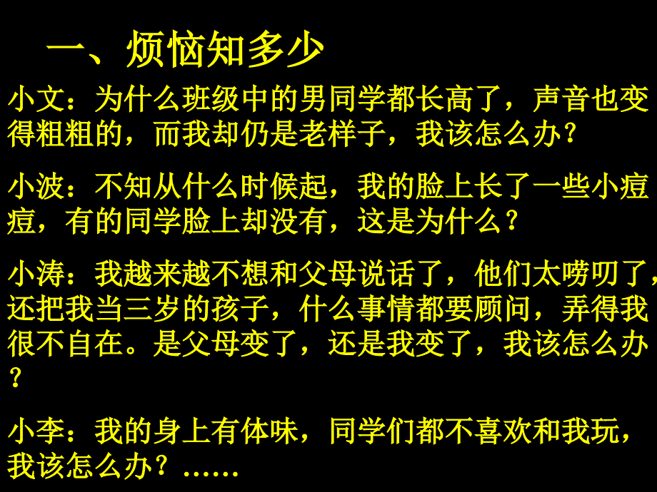 福建省福鼎市龙安中学七年级政治上册《4.1走进青春》课件（人教版）_第3页