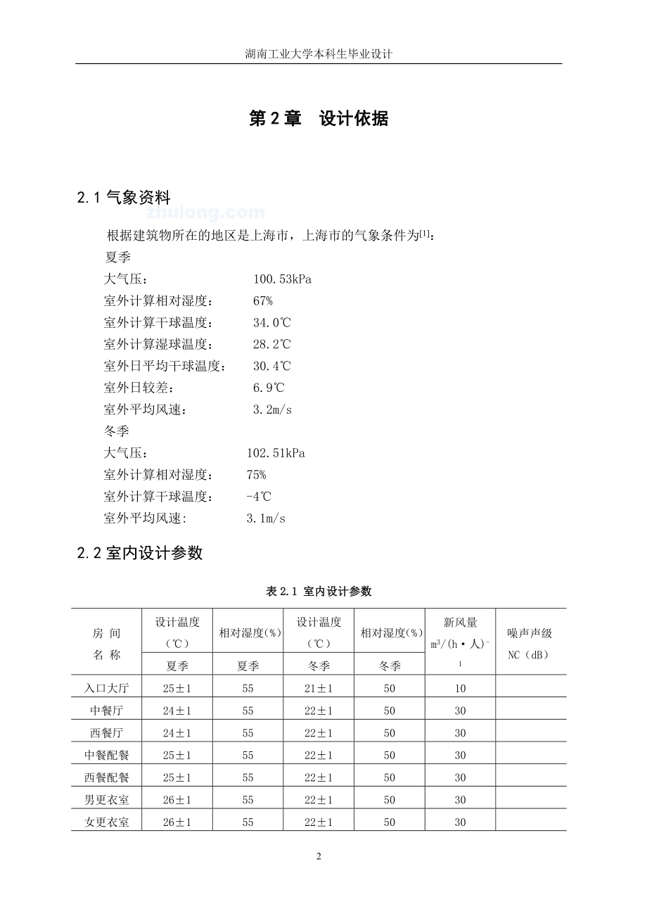 某酒店通风空调毕业设计_第2页