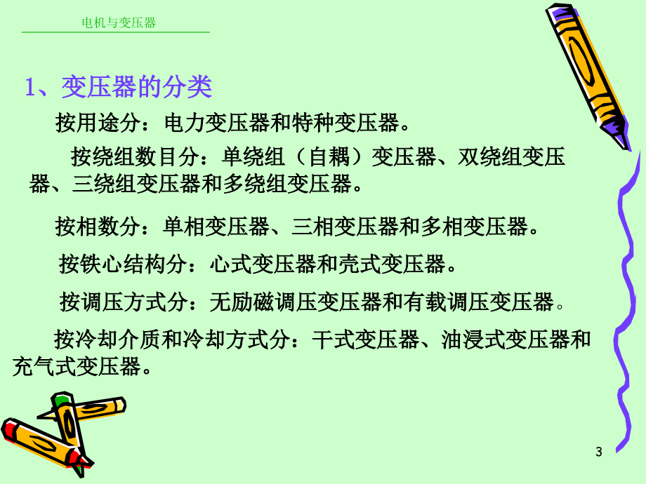 第2单元  电机与变压器教案 维修电工基础知识课件_第3页