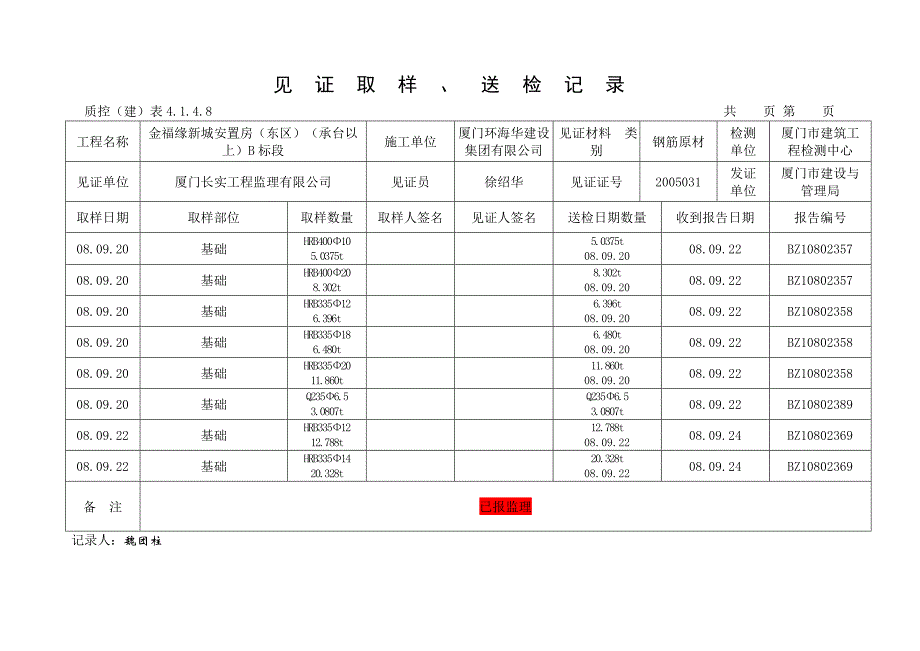 见证取样、送检记录_第2页