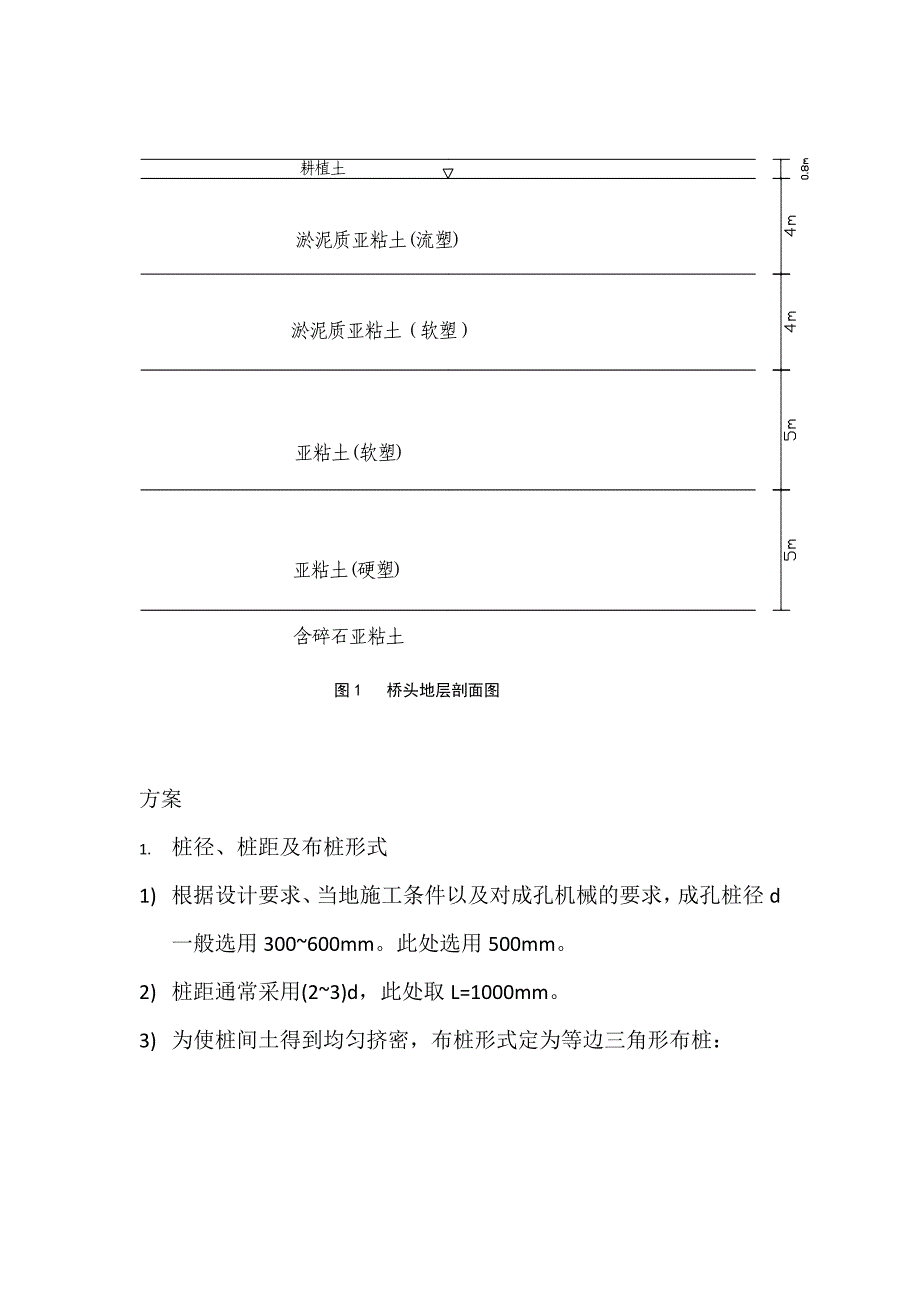 地基处理课程设计--205国道桥头软弱地基处理_第4页