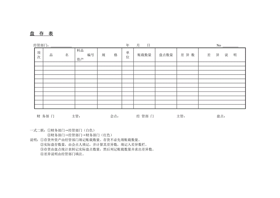 盘存表_第1页