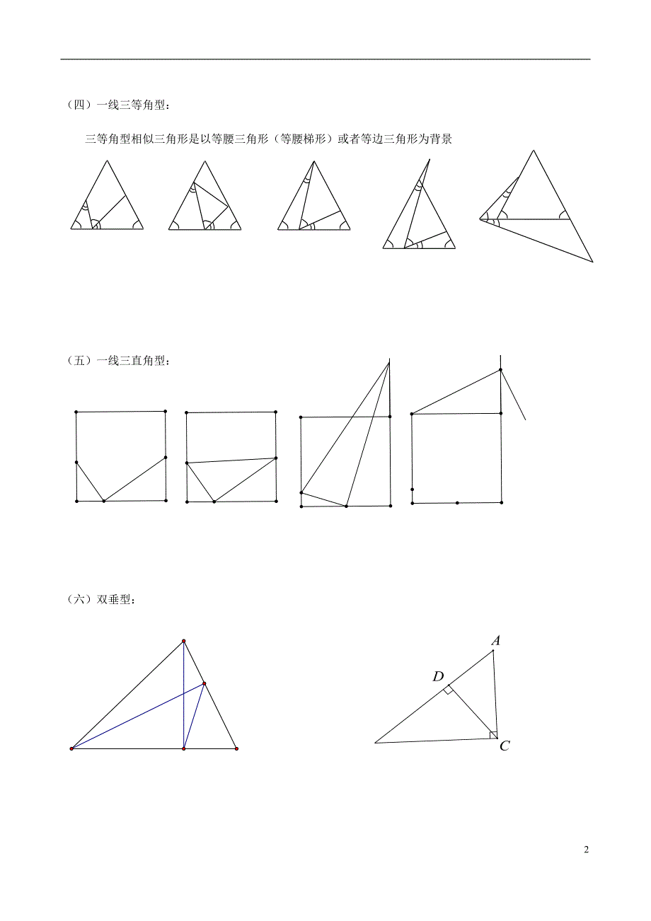 相似三角形模型分析大全_第2页
