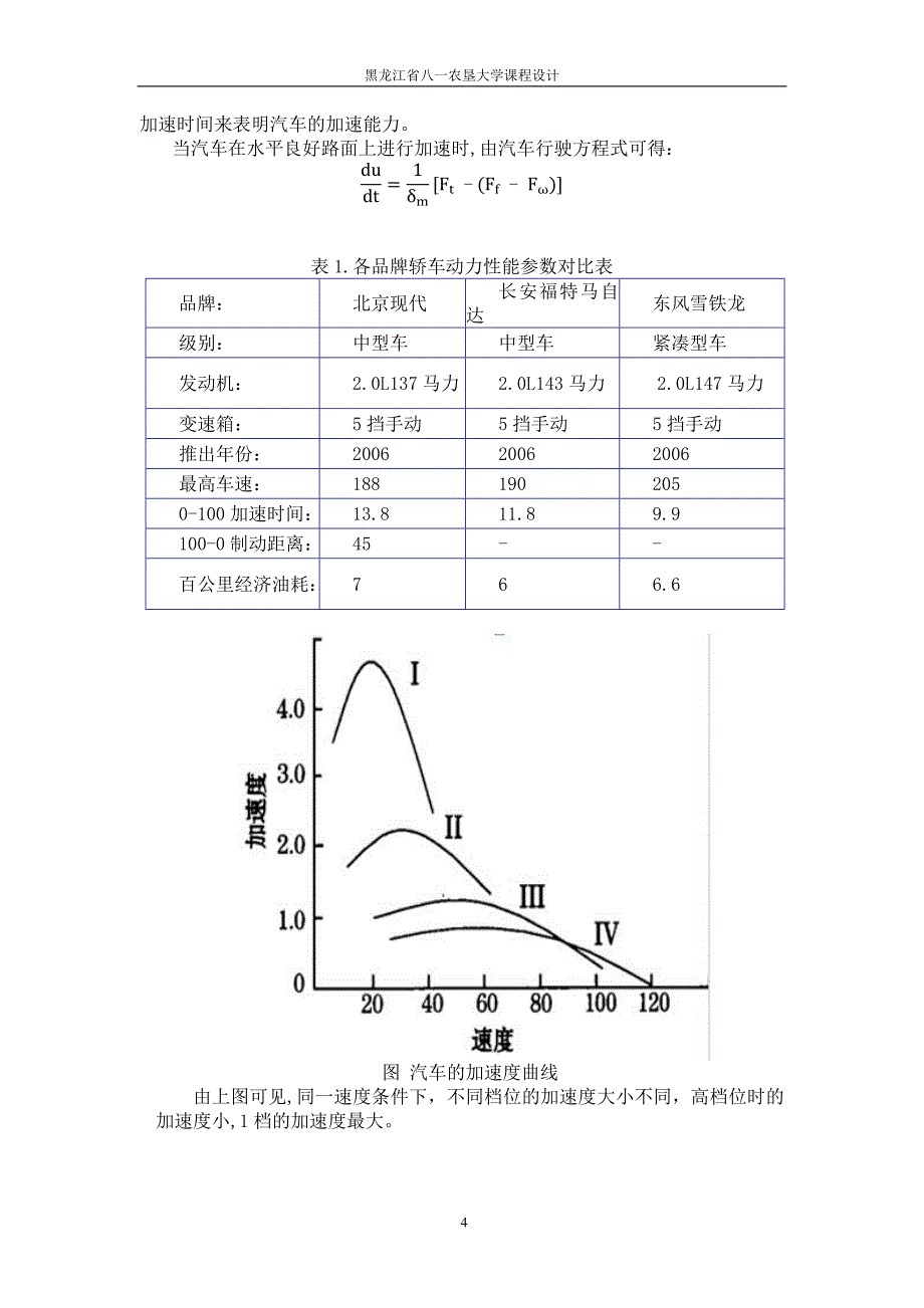 汽车动力性检测课程设计_第4页