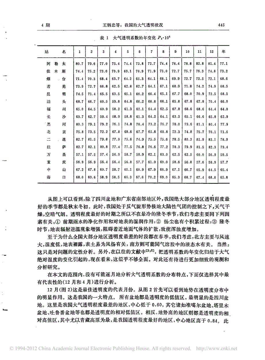 我国的大气透明状况_第3页