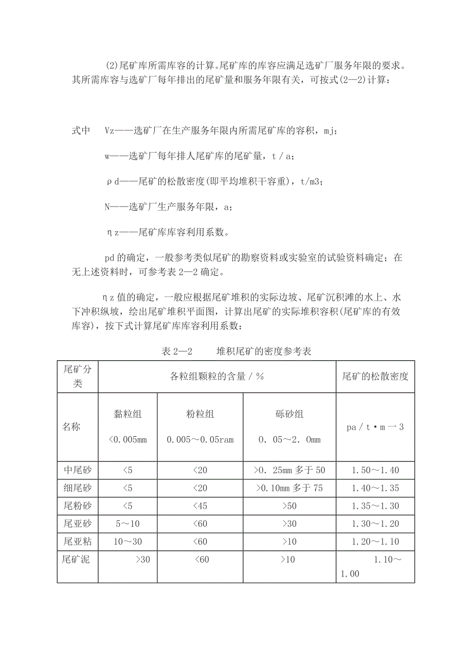 尾矿库的选择与计算_第4页