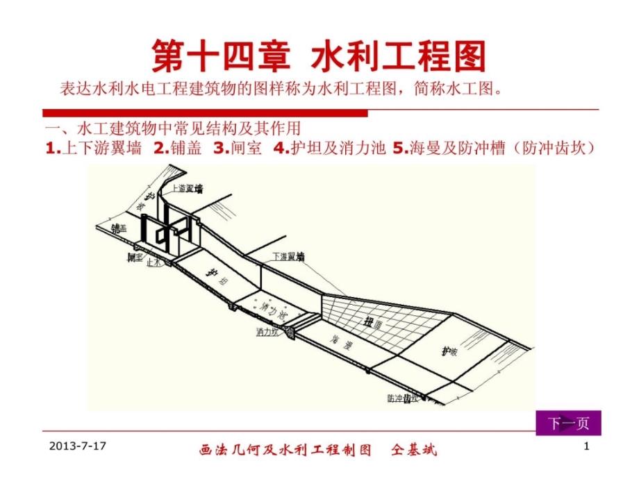 工程制图  水利工程图_第1页