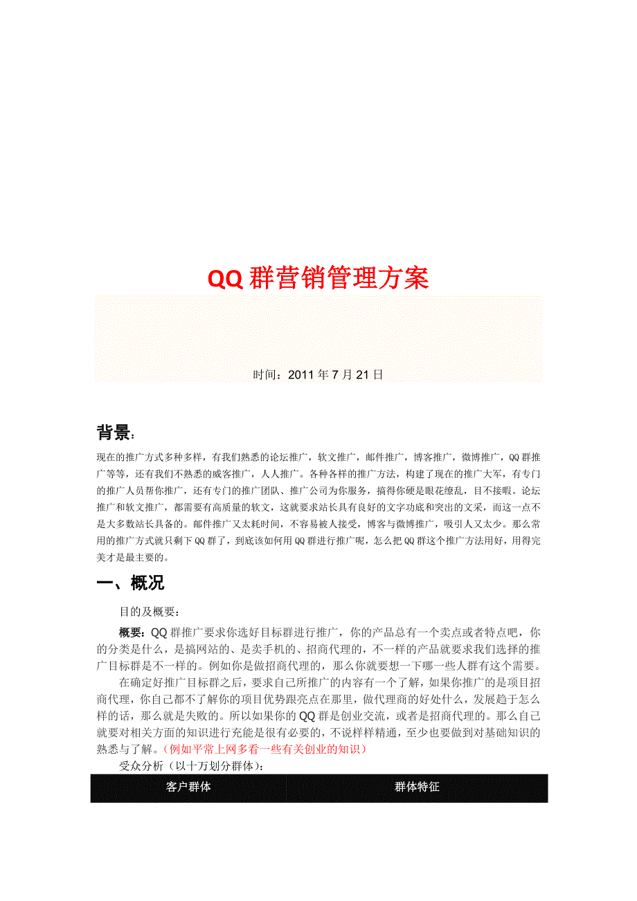 QQ群营销管理方案_第1页