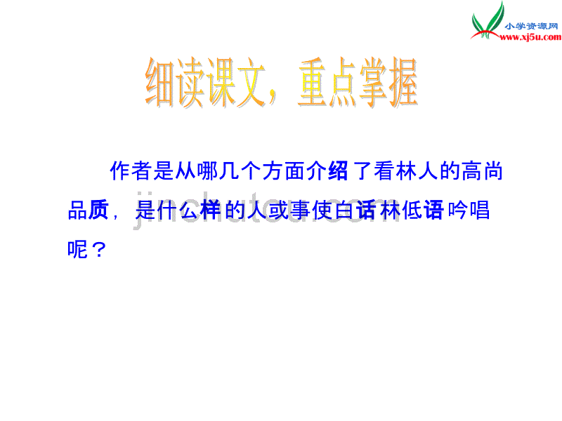 北师大版六年级上册1（三）《白桦林的低语》ppt课件_第5页