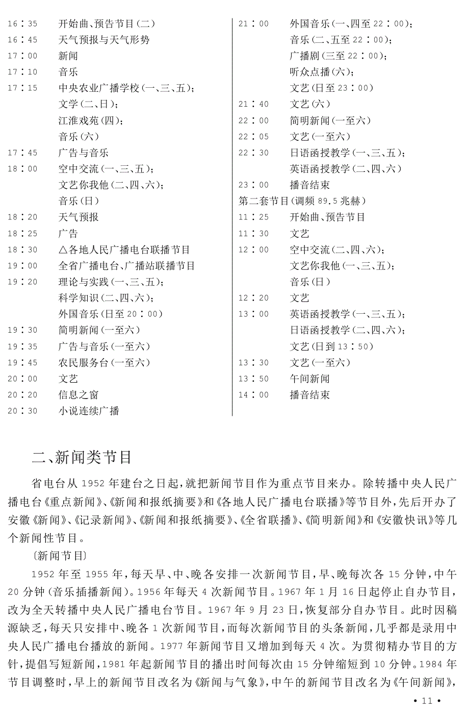 安徽省电台节目设置及播音时间研究_第4页