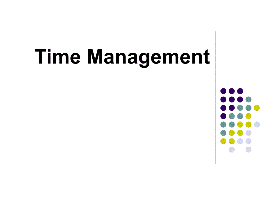 时间管理Time+Management_第1页