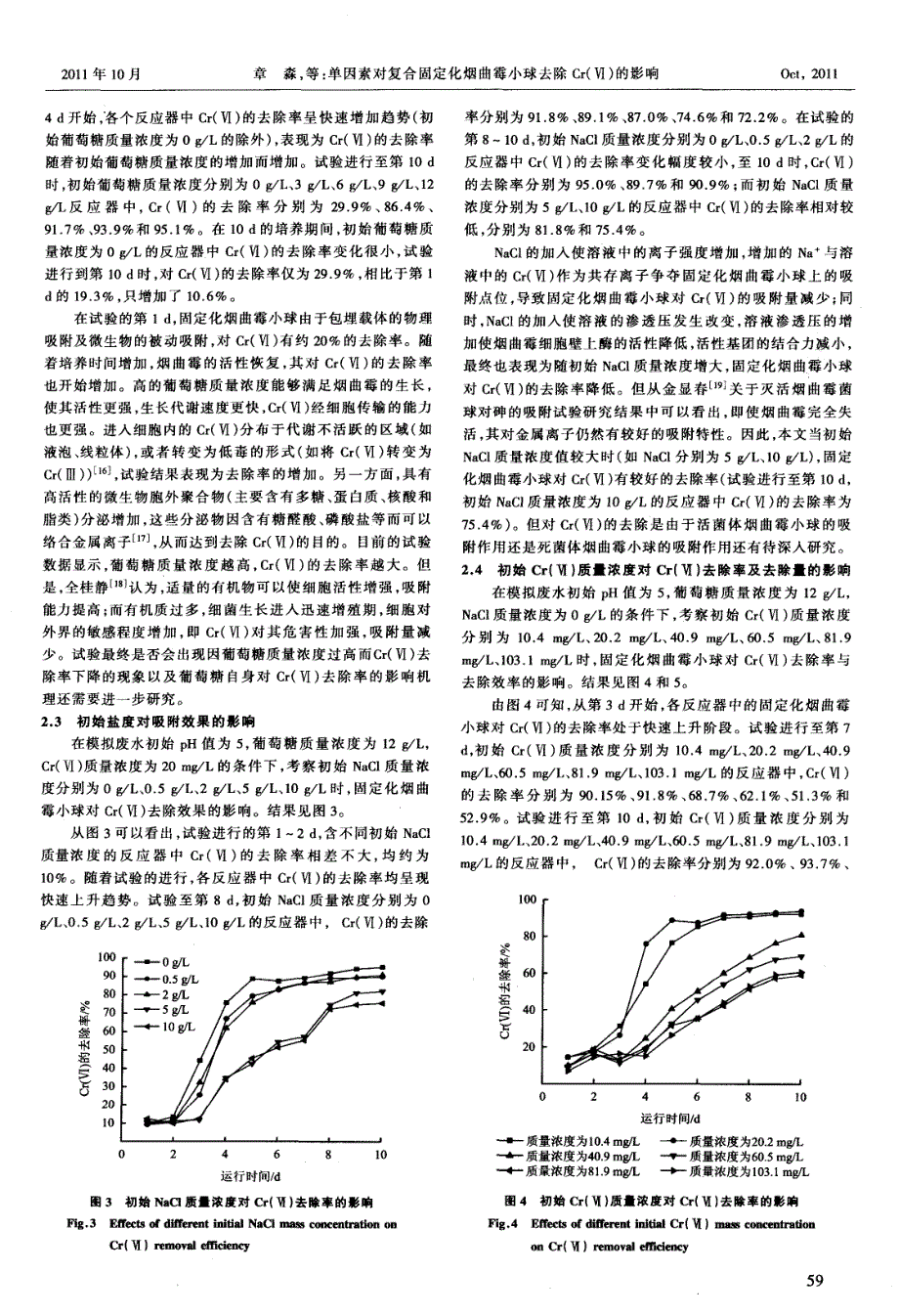 单因素对复合固定化烟曲霉小球去除Cr（Ⅵ）的影响_第3页