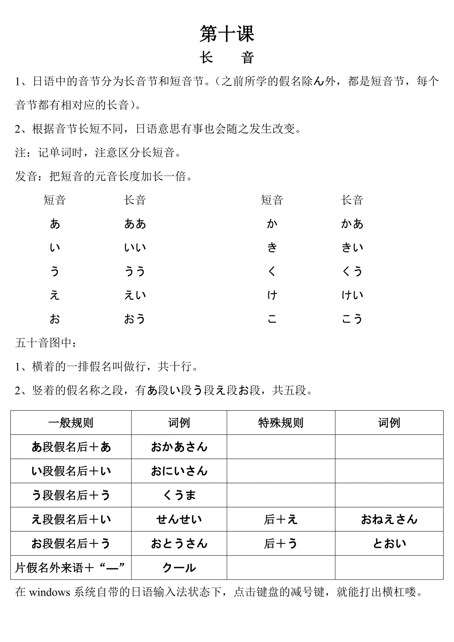 日语学习笔记第十课_第1页