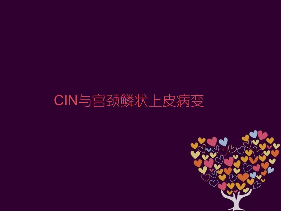 CIN与宫颈鳞状上皮病变_第1页