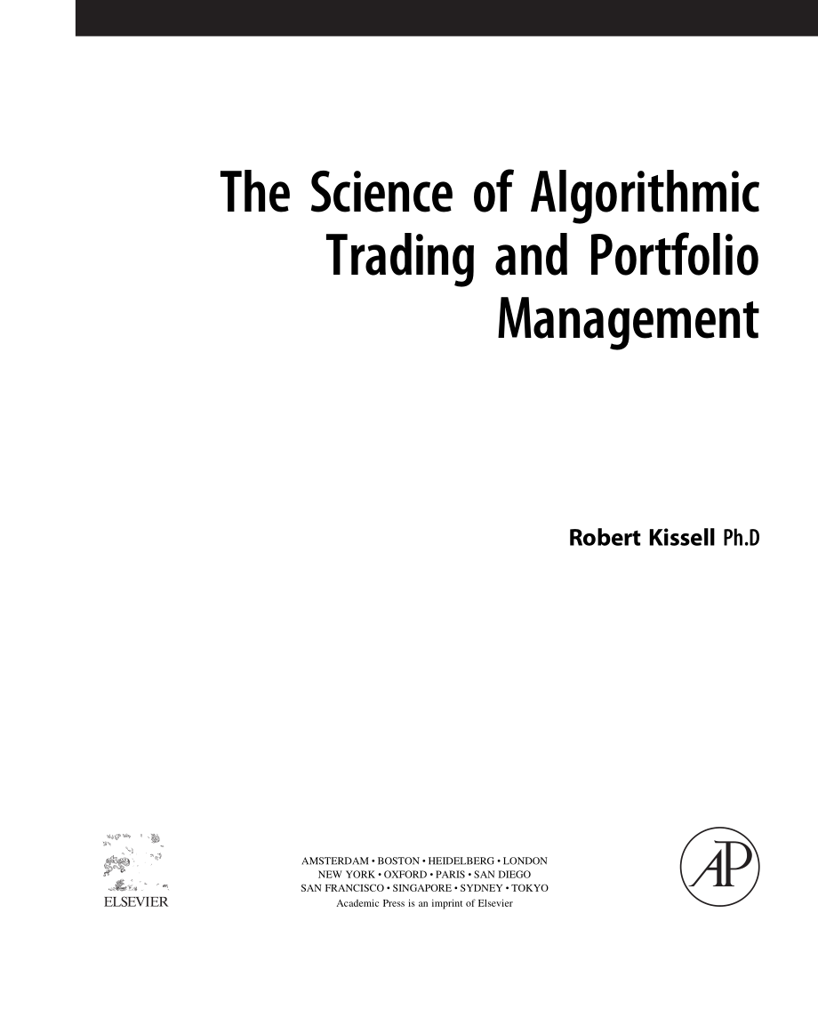 Robert_Kissell－The_Science_of_Algorithmic_Trading_and_Portfolio_Management_第2页