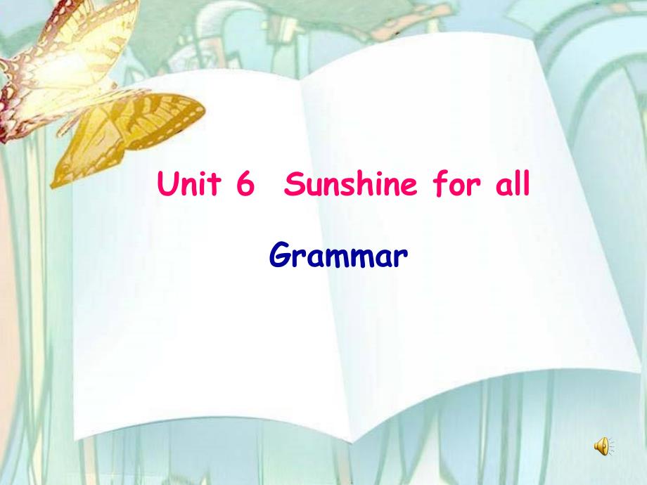 牛津译林版八年级下册Unit6 Grammar教学_第1页