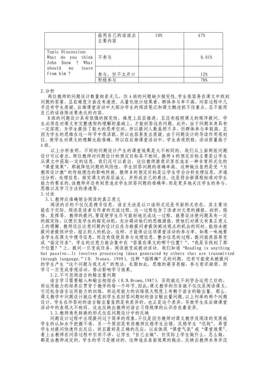 高中英语有效教学的两个途径 - 构建高中英语有效教学的策略_第5页