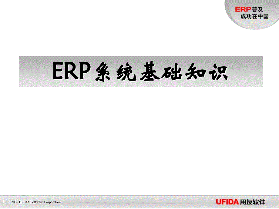 ERP系统基础知识_第1页