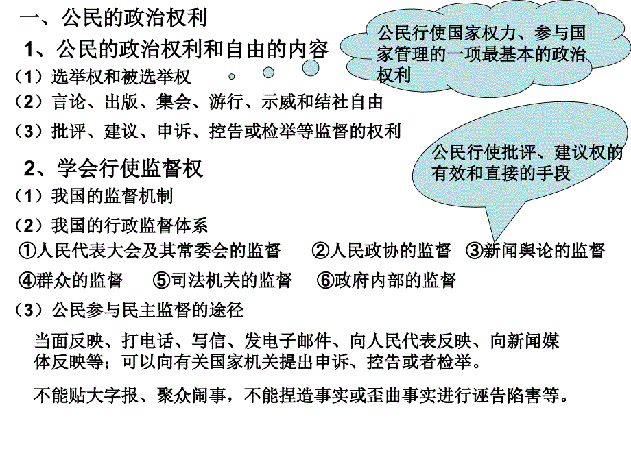 宪法与法律篇 专题四：权利与义务_第2页