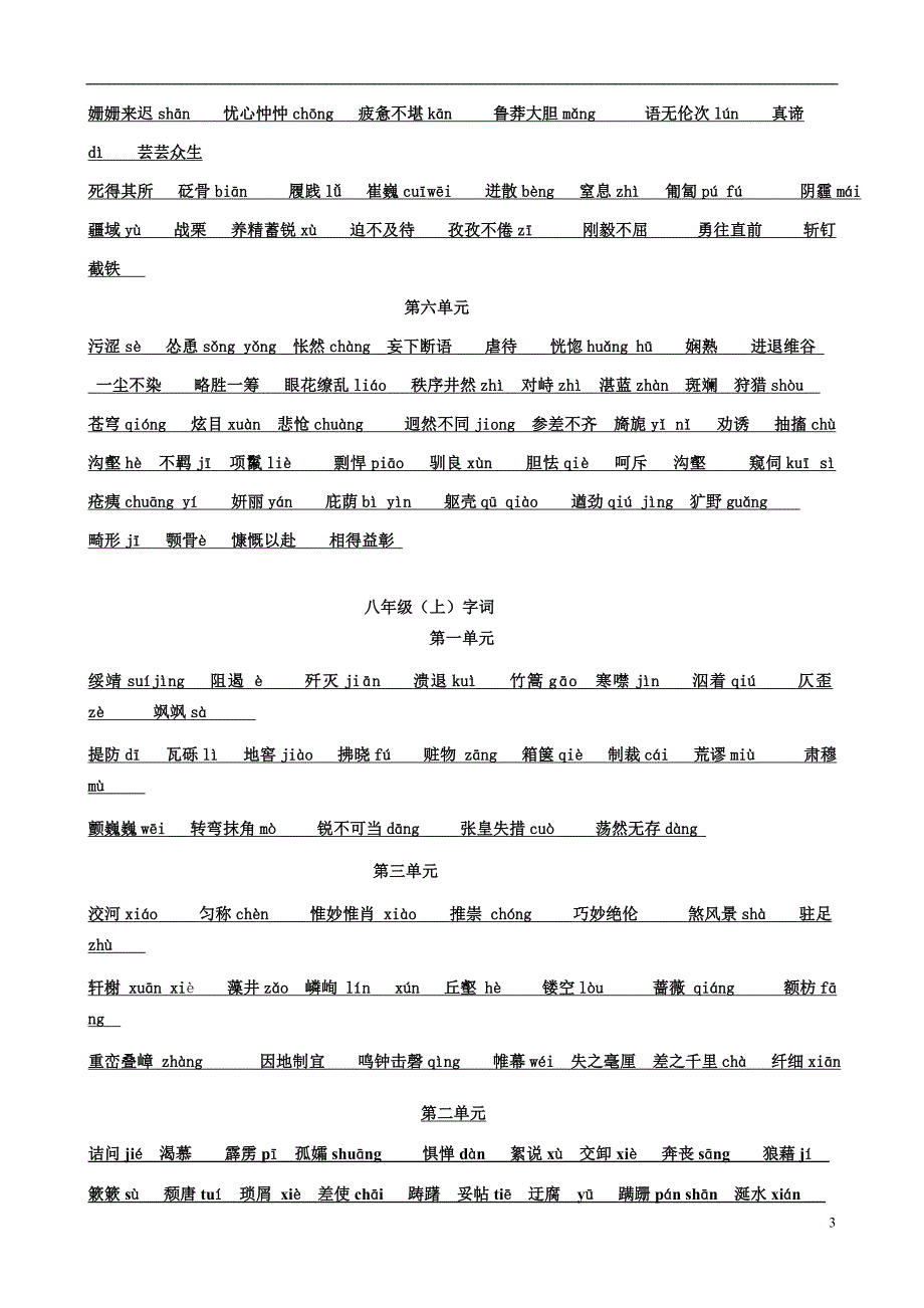 七上-九上字词复习_第3页