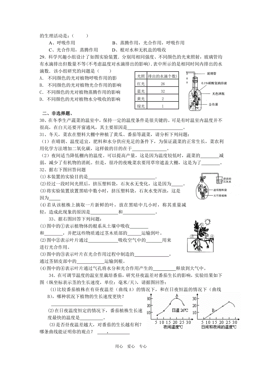 七年级生物生物圈中的绿色植物_第4页